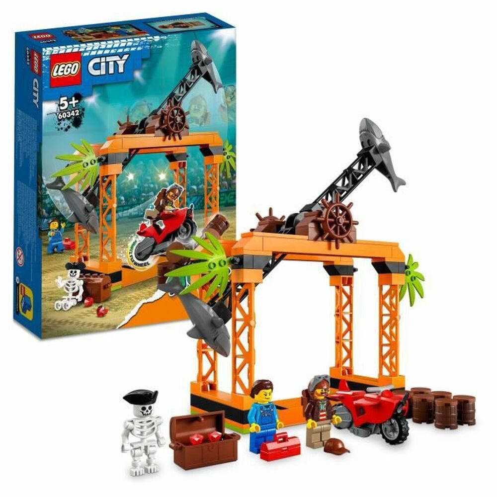 Juego Lego 60342 City Stuntz Stunt Challenge: Ataque De Tiburón (122 Piezas)_0