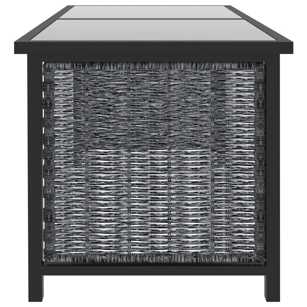 Vidaxl Muebles Jardín 8 Pzas Y Cojines Ratán Sintético Gris Antracita_4