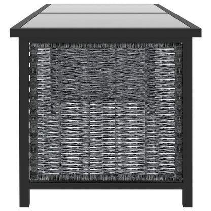 Vidaxl Muebles Jardín 8 Pzas Y Cojines Ratán Sintético Gris Antracita_4