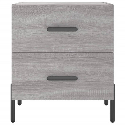 Mesitas Noche 2 Uds Madera Ingeniería Gris Sonoma 40x35x47,5 Cm_4
