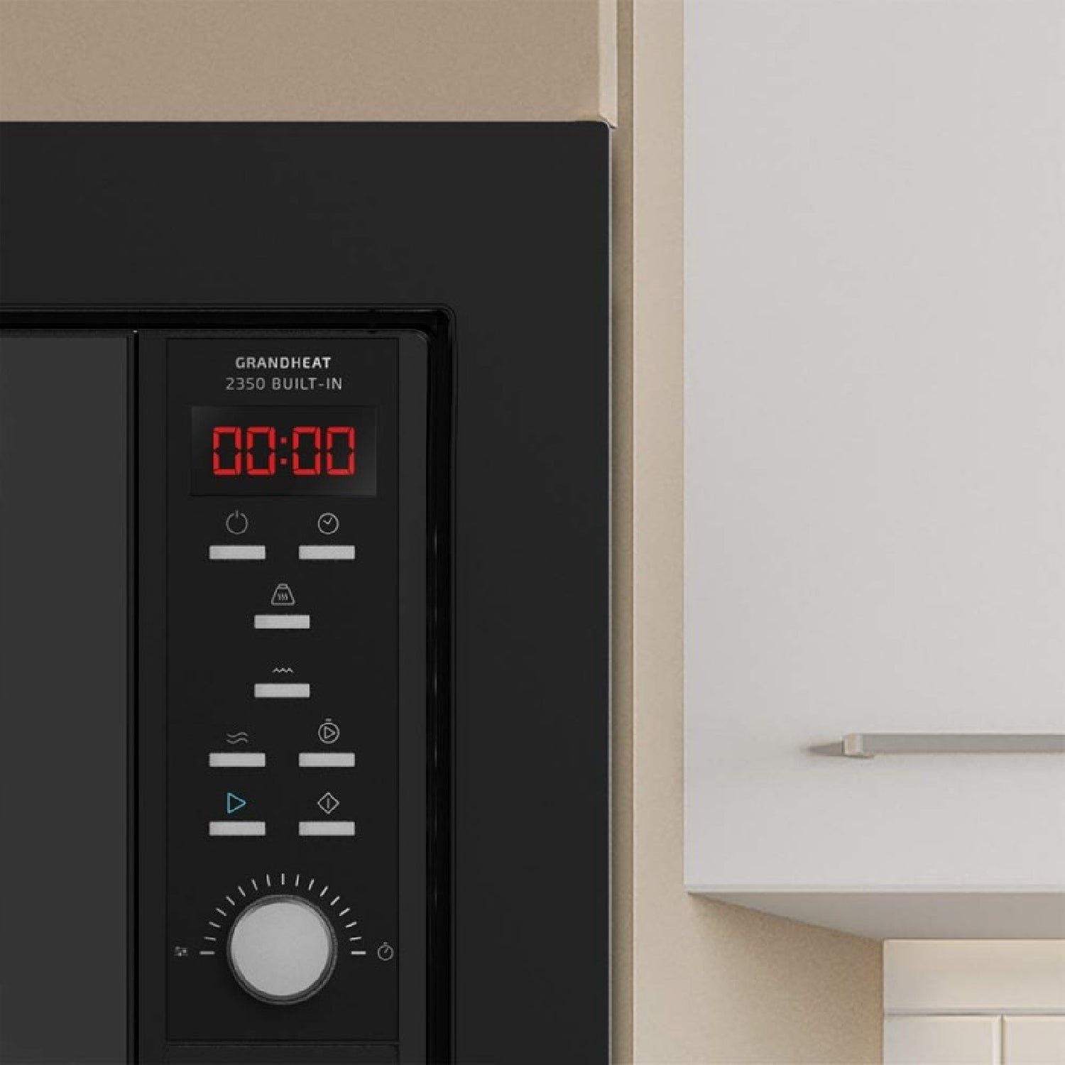 Microondas Encastrable Digital Grandheat 2350 Built-in Black. 900 W, Integrable, 23 Litros, Grill De 1000 W, 9 Funciones Preconfiguradas, Quick Star_4