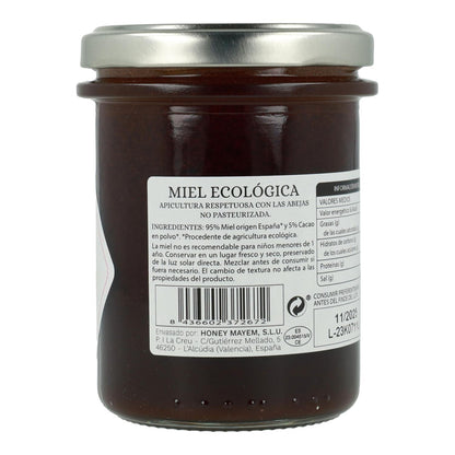 Miel con cacao bio Mayem 275 g