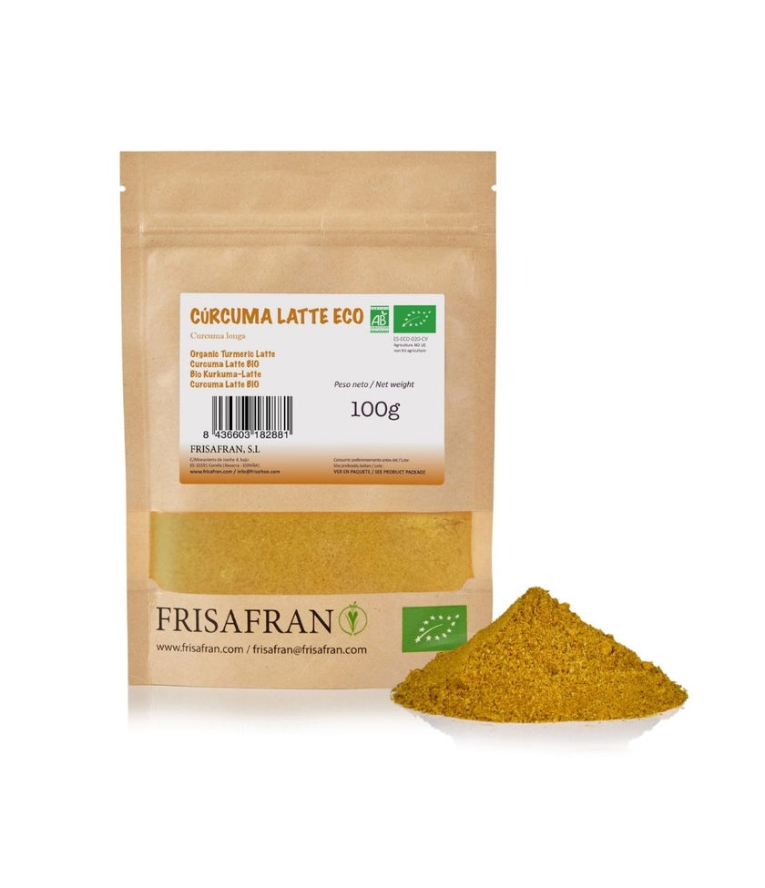 Cúrcuma Latte Ecológica En Polvo | Calidad | Frisafran 100 G_0