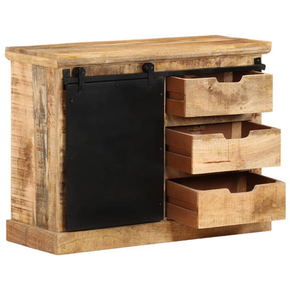 Aparador De Madera Maciza De Mango 80x30x60 Cm_1