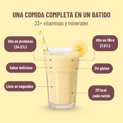 Batido Sabor Plátano Fitóniq, 7 sobres_2