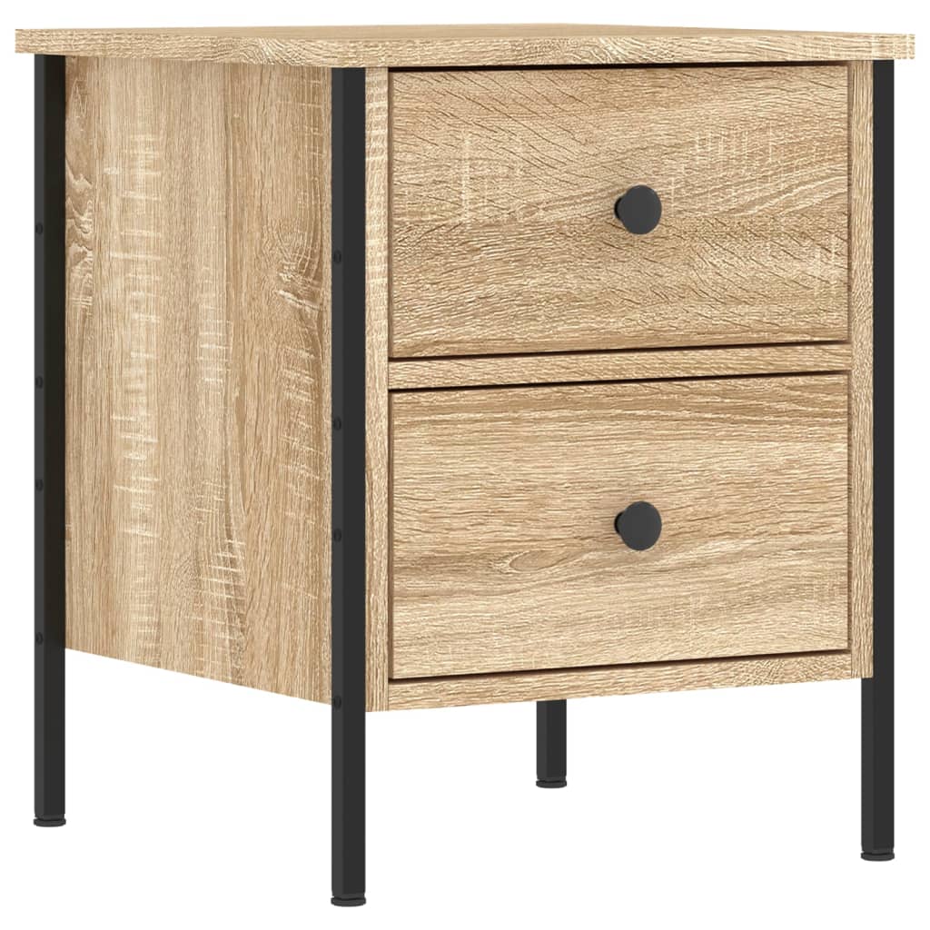 Mesitas Noche 2 Uds Madera Ingeniería Roble Sonoma 40x42x50 Cm_3