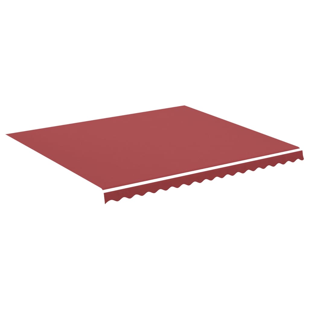 Tela De Repuesto Para Toldo Rojo Burdeos 4x3,5 M Poliéster_0