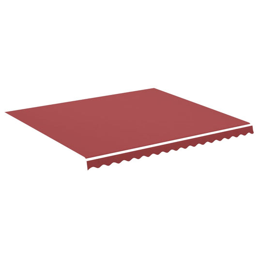 Tela De Repuesto Para Toldo Rojo Burdeos 4x3,5 M Poliéster_0