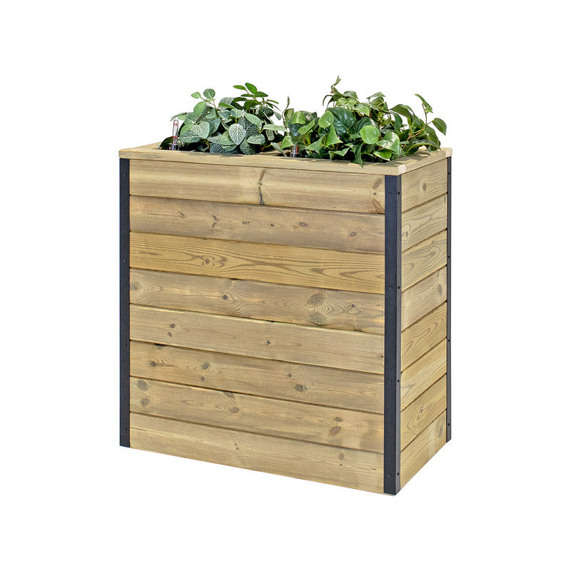 Jardinera De Madera Con Autorriego 75x40x80 Cm Nidum Hortalia_0