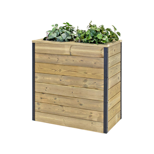 Jardinera De Madera Con Autorriego 75x40x80 Cm Nidum Hortalia_0