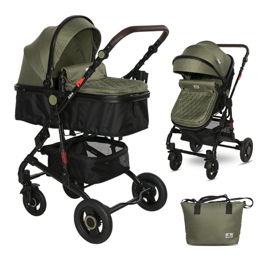 Carrito De Bebé Dúo Convertible Alba Premium Loden Green_0