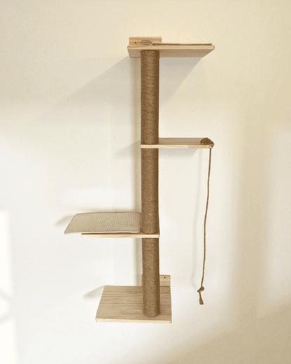 Árbol Rascador Para Gatos Salina, Madera, Yute Y Sisal_0