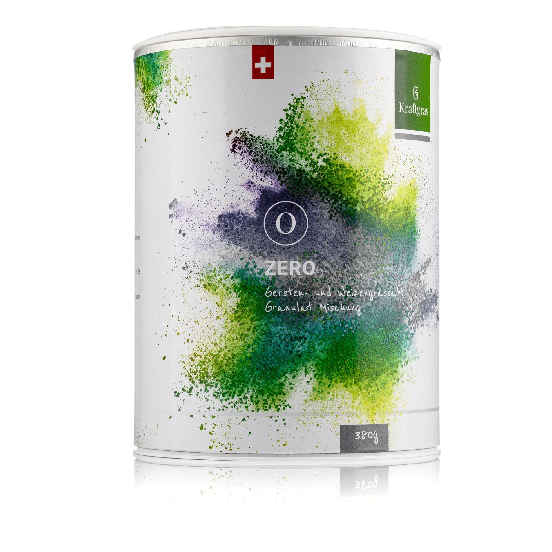 Kraftgras - Zero: polvo granulado de jugo de trigo y cebada (380 g) - vegano y natural_0