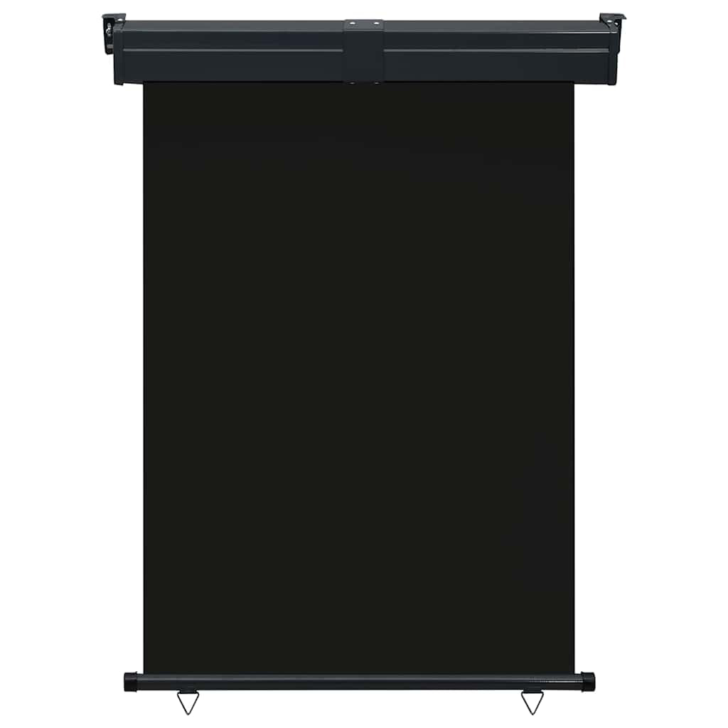Vidaxl Toldo Lateral De Balcón Negro 125x250 Cm_1