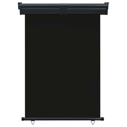 Vidaxl Toldo Lateral De Balcón Negro 125x250 Cm_1
