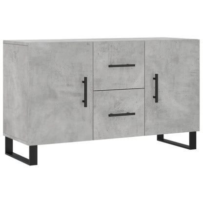 Aparador De Madera De Ingeniería Gris Hormigón 100x36x60 Cm_1