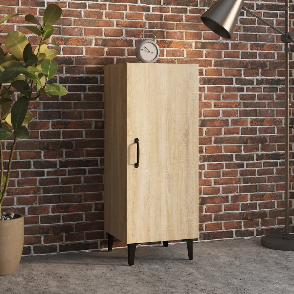 Aparador Madera Contrachapada Color Roble Sonoma 34,5x34x90 Cm / Vetonek_2