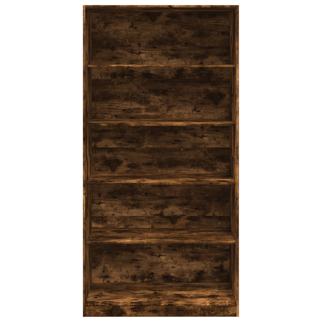 Armario Madera Contrachapada Color Roble Ahumado 100x50x200 Cm_3