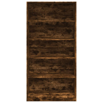 Armario Madera Contrachapada Color Roble Ahumado 100x50x200 Cm_3
