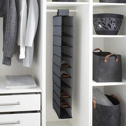 Organizador De Zapatos 10 Estantes Diseño Ligero Y Resistente 30x15x120cm - Well Home_2