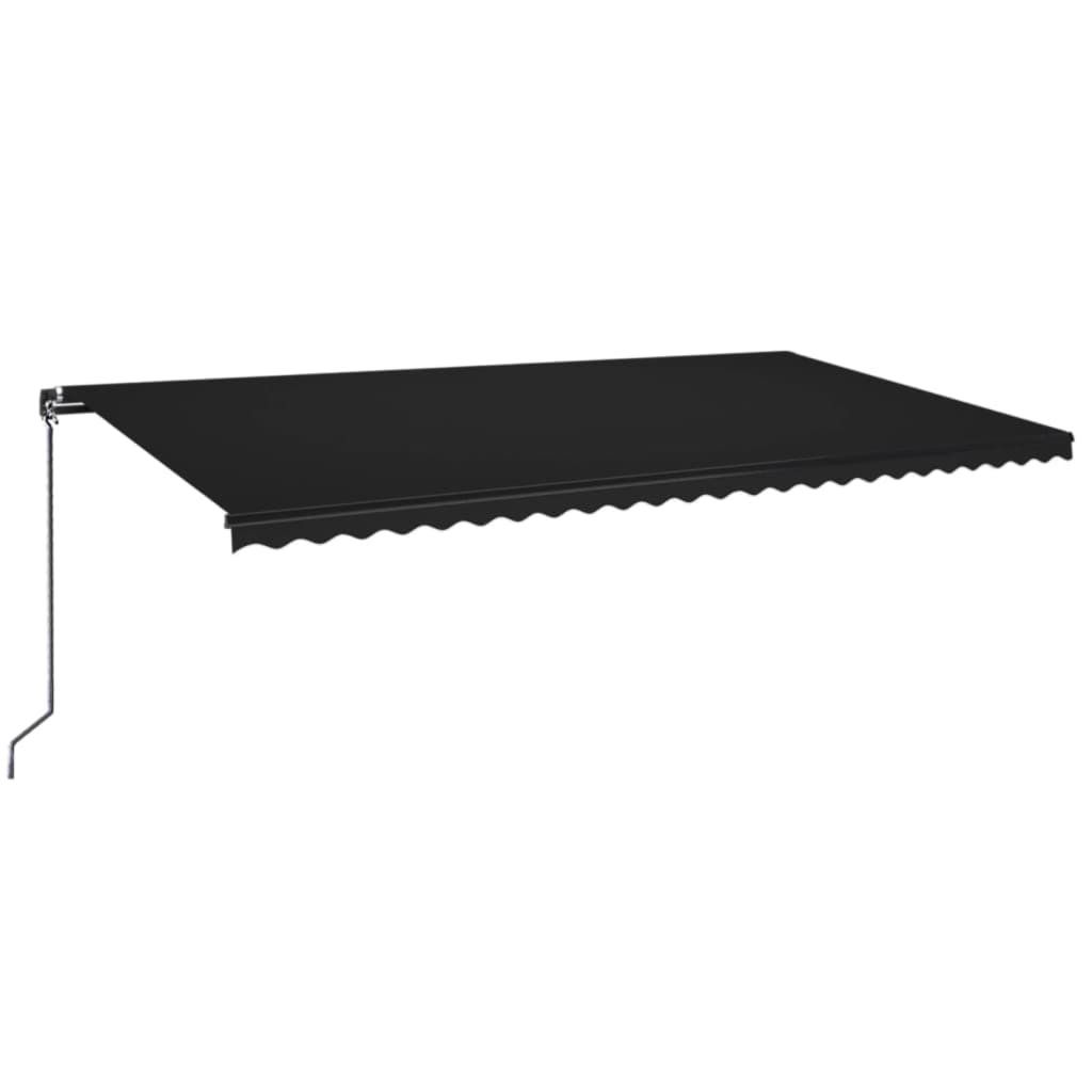 Toldo Retráctil Manual Gris Antracita 600x350 Cm_0