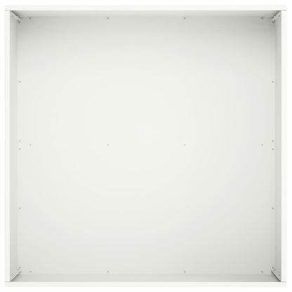 Macetero De Jardín 2 Uds. Blanco 40 X 40 X 30 Cm_4