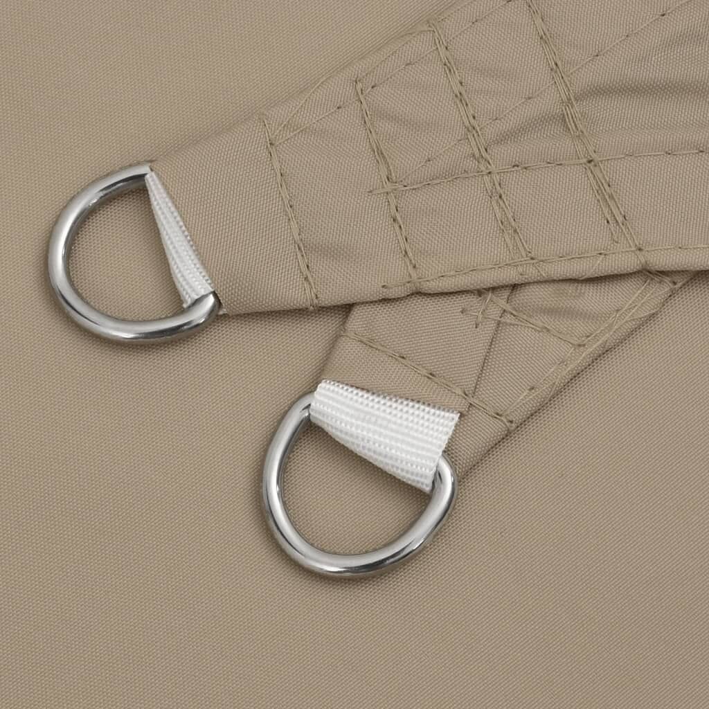 Vidaxl Toldo De Vela Cuadrado Tela Oxford Gris Taupe 3x3 M_4