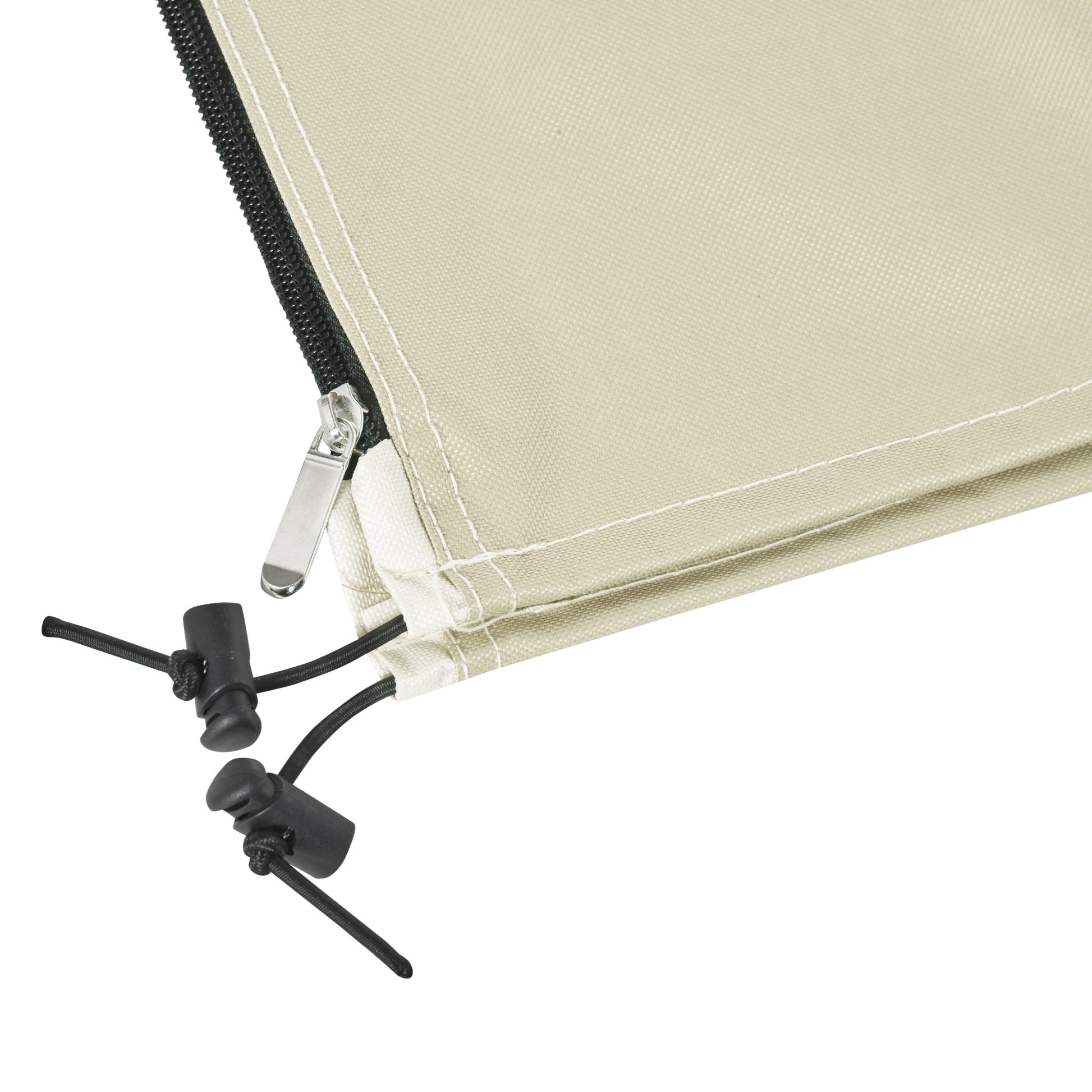 Outsunny Funda Protectora De Sombrilla Impermeable Tela Oxford Ø56x220 Cm Beige_5