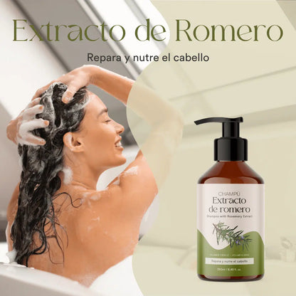 QKnatur - Champú Con Extracto De Romero 250 ml. Con Activos Para Fortalecer Y Reparar. Cabello Fino O Dañado_3