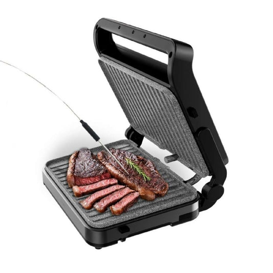 Cecotec Parrilla Eléctrica Con Grill Rock'ngrill 2000 Perfectcook. 2000w, Con Sonda Temperatura, Control Táctil, Dual Te_0