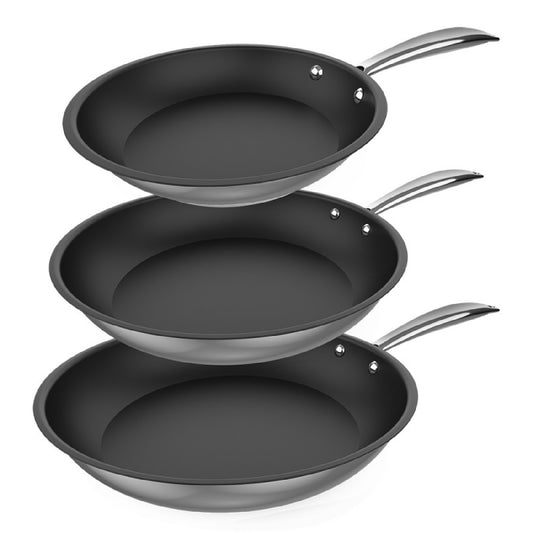 Cecotec Set De Sartenes Set De Sartenes Polka Classy 20-24-28 Bucket Set Steel_0