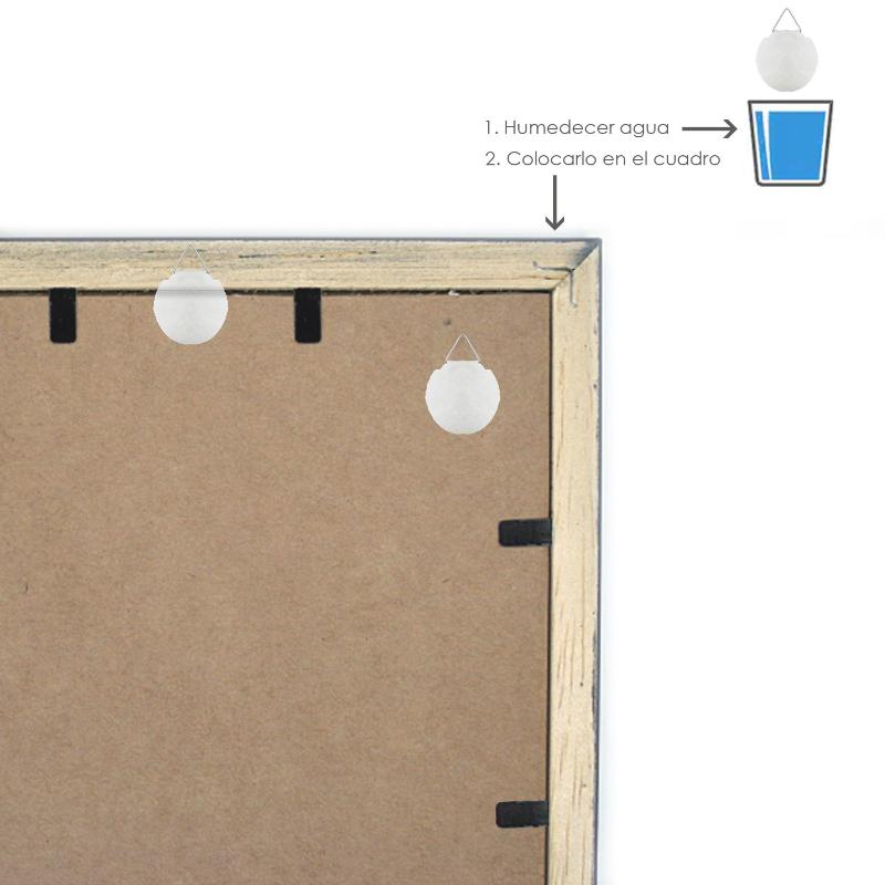 Cuelga Cuadros Tela (blister 5 Piezas)