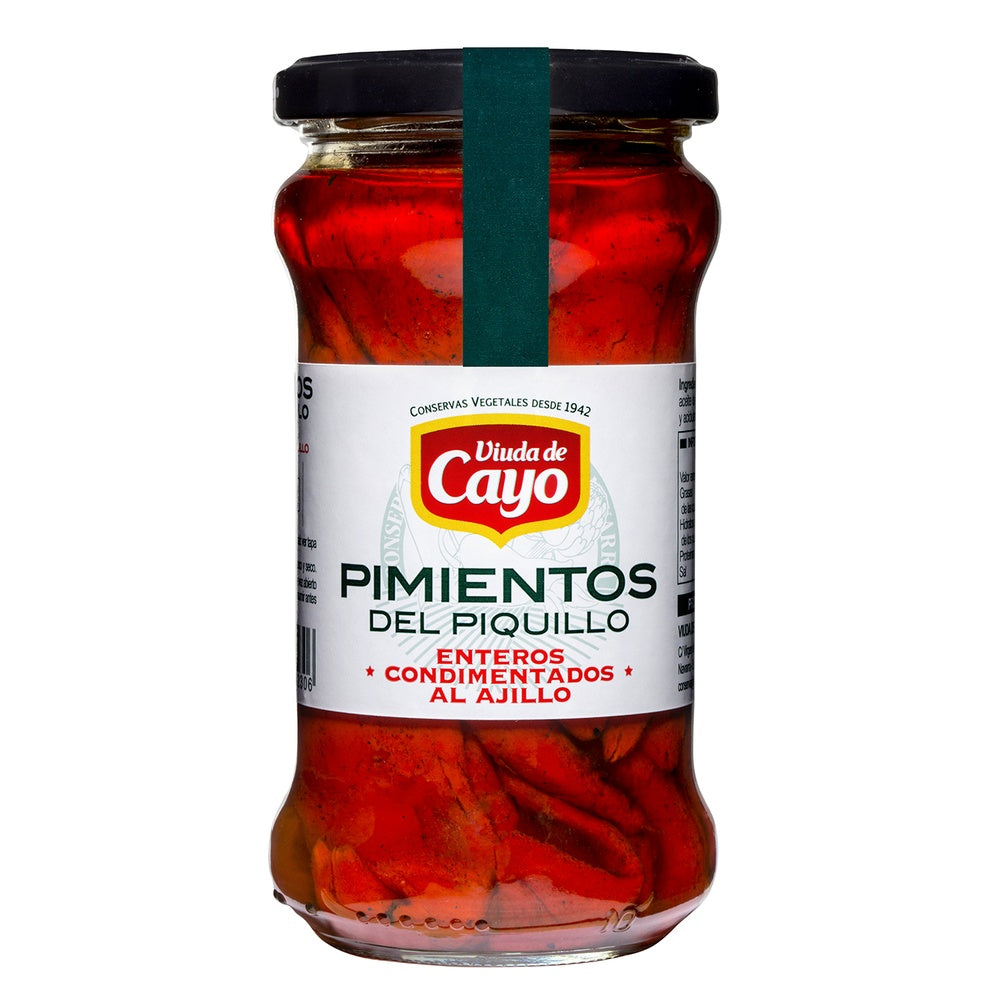 Pimientos Del Piquillo Enteros Al Ajillo – Viuda De Cayo._0
