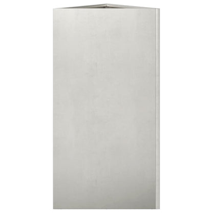 Jardinera Trianngular De Acero Inoxidable 40x34,5x75 Cm_4