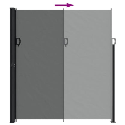 Vidaxl Toldo Lateral Retráctil Gris Antracita 220x600 Cm_4