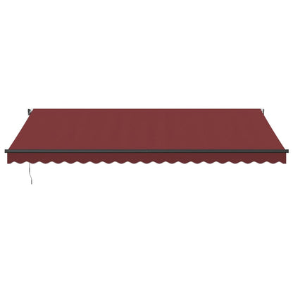 Toldo Retráctil Manual Burdeos 500x350 Cm_2