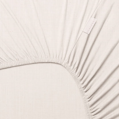 Sábana Bajera Ocre 180x200+30 100% Algodón 140gsm Ecru Haze Scalpers Home