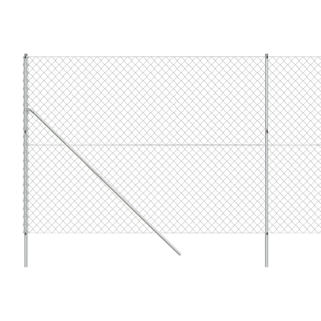 Cerca De Alambre Plateado 2,2x10 M / Vetonek_4