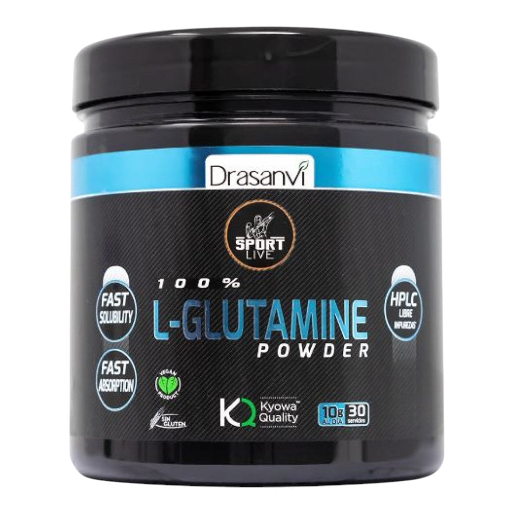 Sport Live 100% L-glutamina Powder 300 Gr Limón_0