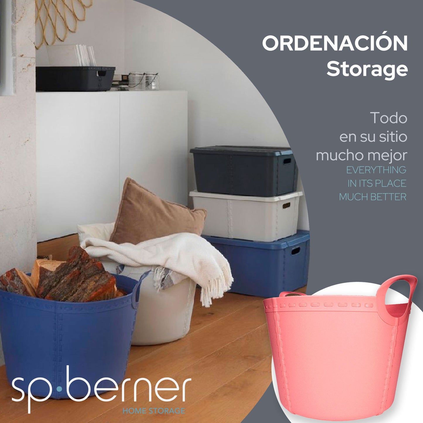 3x Life Story Cesto Craft 40l+25l+15l Light Rose_1