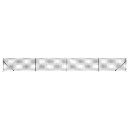 Cerca De Alambre Con Brida Gris Antracita 1,1x10 M / Vetonek_1