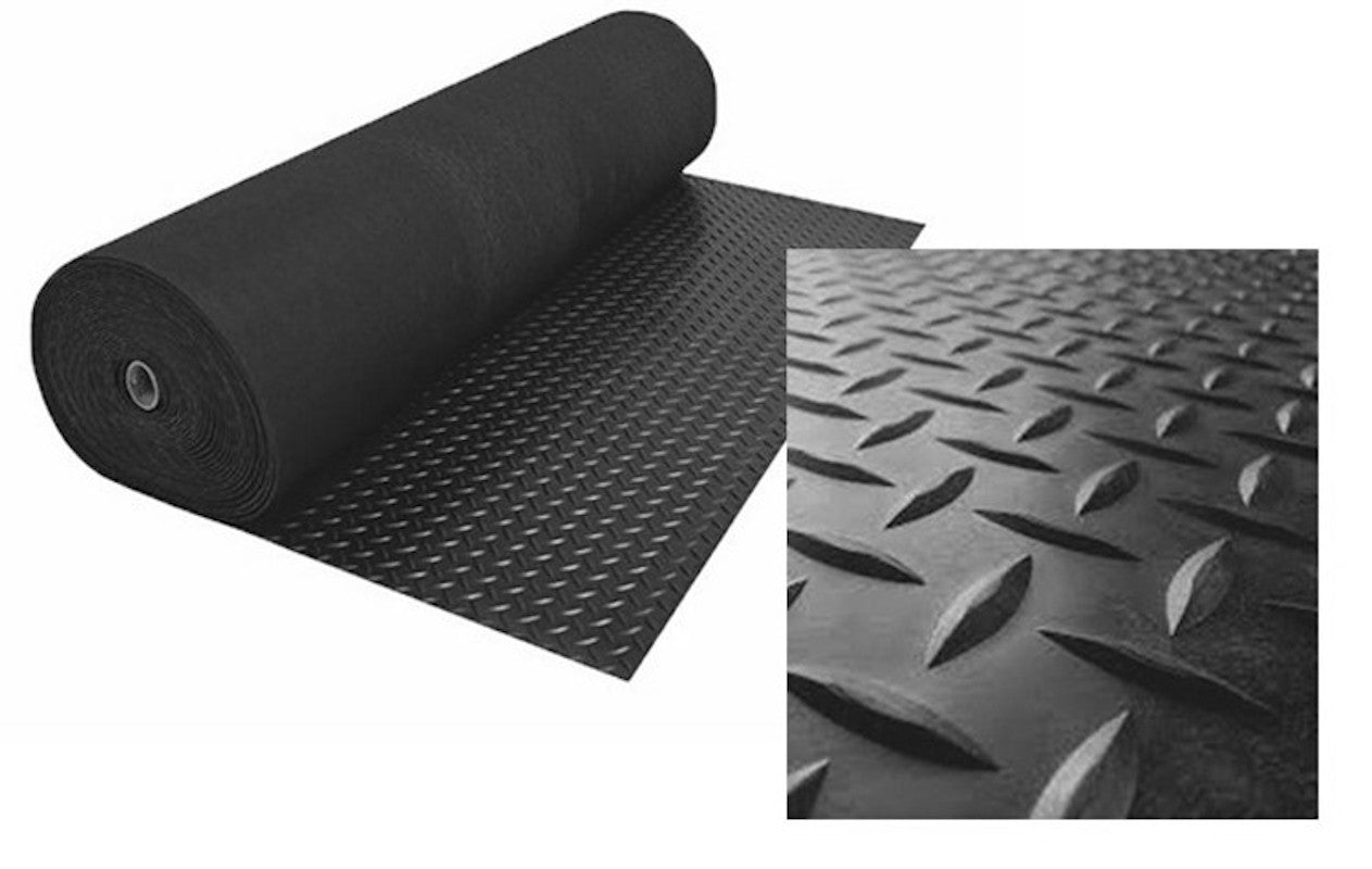 Suelo Goma| Estrias Negro| 3mm| Composición 100% Caucho| Suelo Pvc| Revestimiento Pvc