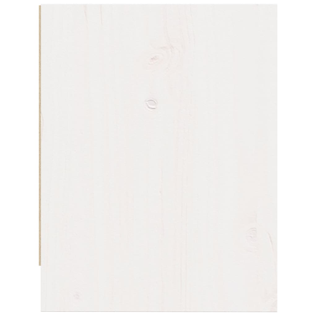 Mesitas De Noche 2 Uds Madera Maciza Pino Blanco 40x30,5x40 Cm_3