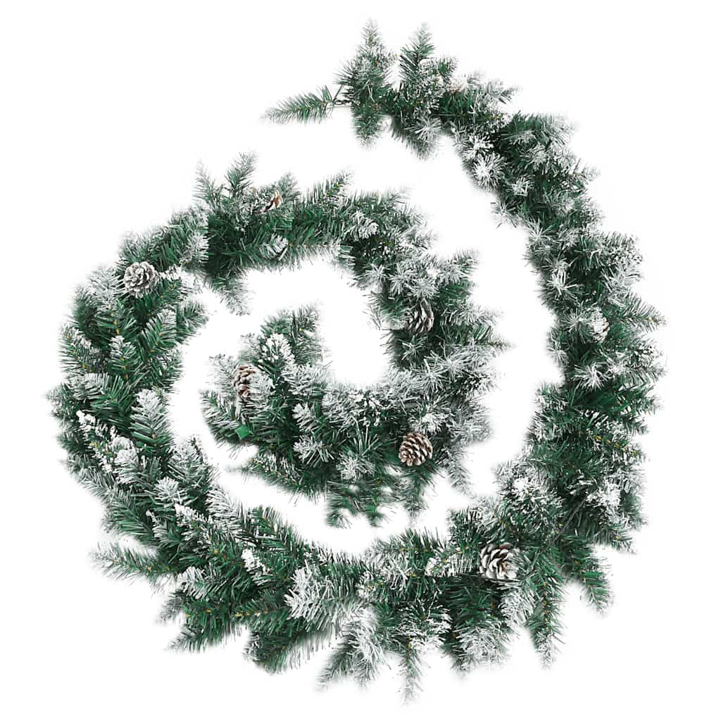 Vidaxl Guirnalda De Navidad Con Luces Led Pvc Verde 5,2 M_2
