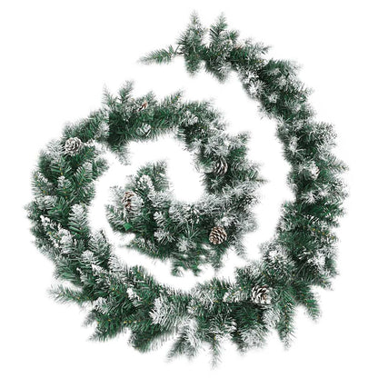 Vidaxl Guirnalda De Navidad Con Luces Led Pvc Verde 5,2 M_2
