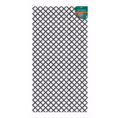 Celosía Pvc 48mm Negro - Ideal Para Decorar Y Separar Ambientes 1x2 M / Color_2