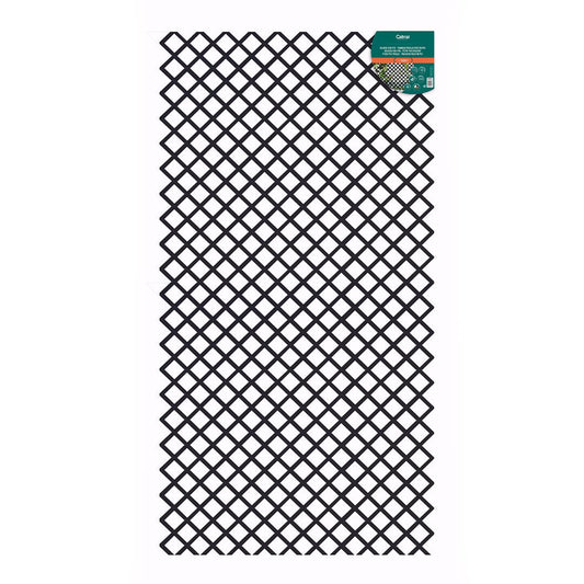 Celosía Pvc 48mm Negro - Ideal Para Decorar Y Separar Ambientes 1x2 M / Color_0