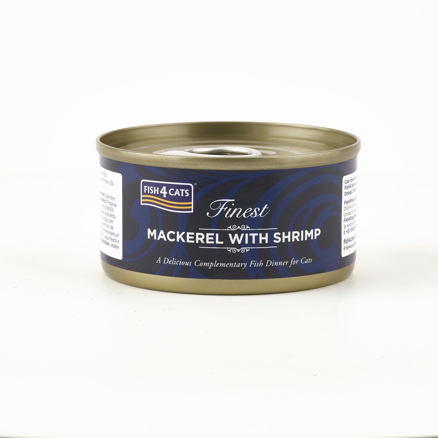 Fish4cats Filete Para Gato – Caballa Con Camarón 70 G (pack De 10)_3