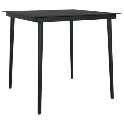 Set Comedor De Jardín 5 Piezas Y Cojines Ratán Sintético Marrón / Vetonek_0