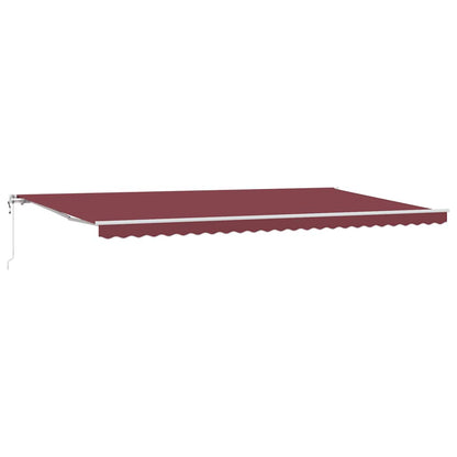 Toldo Retráctil Automático Burdeos 600x300 Cm_0